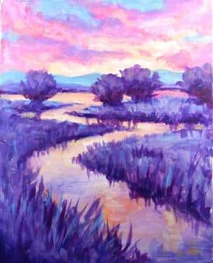 Lavender Sunset
