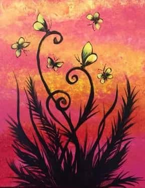 Sunset Butterfly Dance