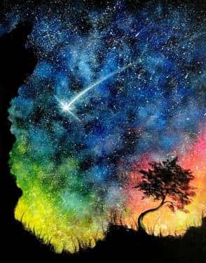 Starry Desert Night II