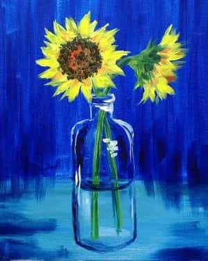 Sunflower Vase