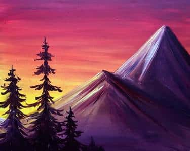 Mountains at Sunset