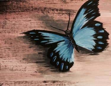 Cool Blue Butterfly