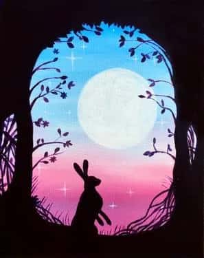 The Rabbit and the Moon