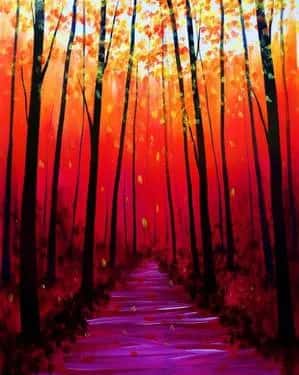 Walk In The Fall Forest