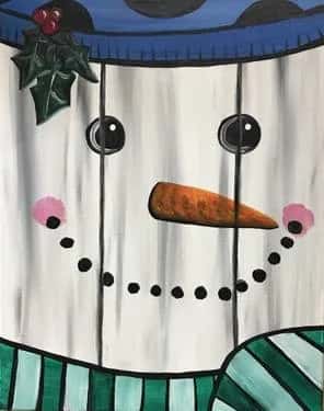 Palette Snowman