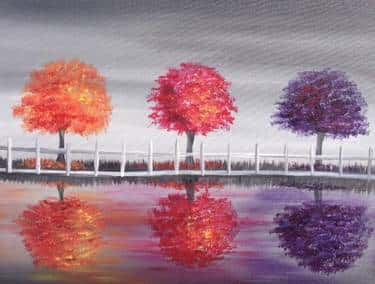 Three Trees in Autumn