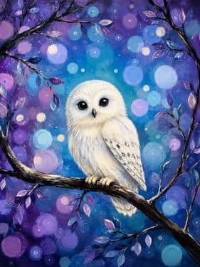Winter Magic Owl
