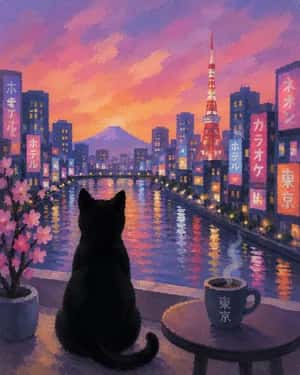 Cat in Tokyo
