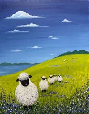 Wooly Cute Sheep