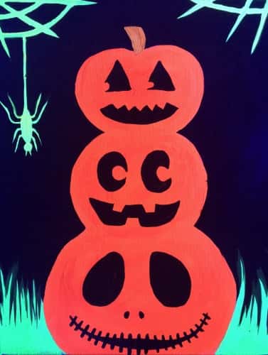 Black Light Pumpkin Patch