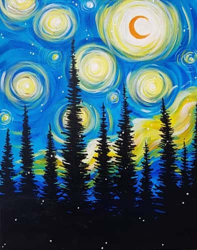 Starry Pines