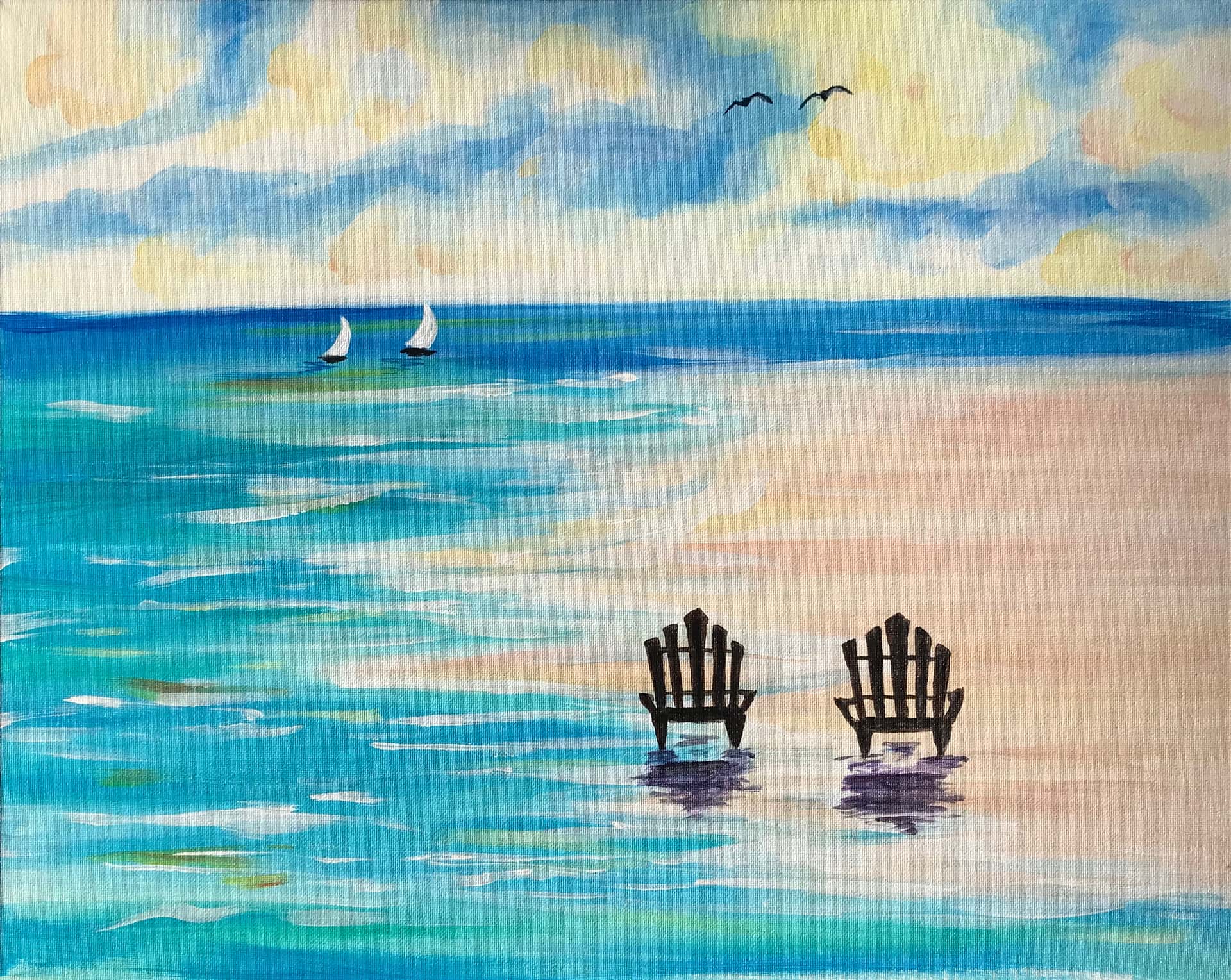 Sitting Seaside