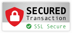 SSL secure payment processing logo - Your paint and sip bookings are protected