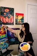 Painted by Baylee, Paint Nite artist in Atlanta