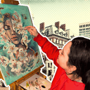 Eve Arce, Paint Nite artist in Boston