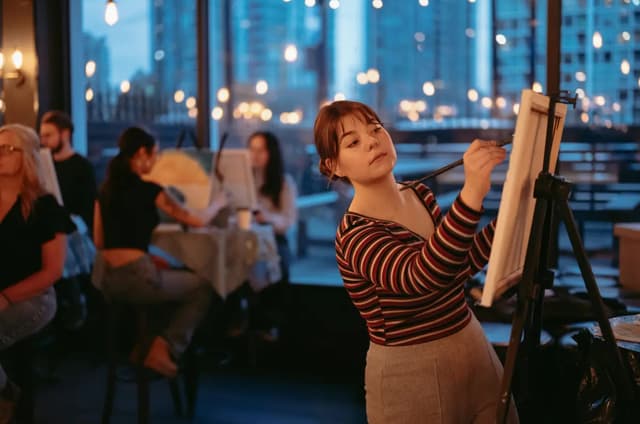 Sierra Pitkin, Paint Nite artist in Vancouver