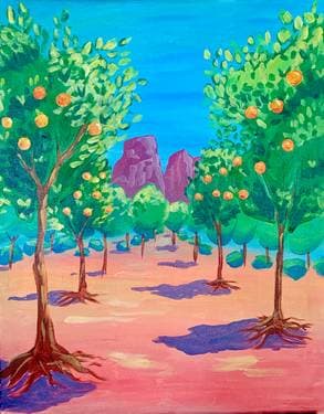 Orange Tree Grove - Paint Nite event in Mesa, AZ