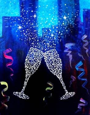 A New Year in the City - Paint Nite event in Ottawa, ON