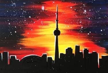 Night Toronto II - Paint Nite event in Brampton, ON