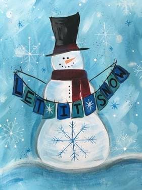 Let it Snow III - Paint Nite event in Lachine, QC