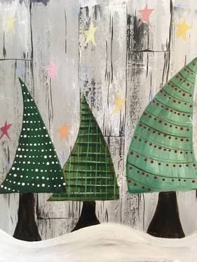 Oh Christmas Tree II - Paint Nite event in Toronto, ON