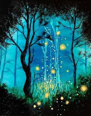 There Is Magic - Paint and sip event at Kingston Grille & Bar in Boston, MA - PaintNite.com