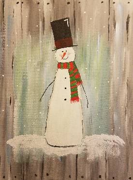 Skinny Snowman - Paint Nite event in Toronto, ON
