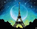 Moonlit Glowing Paris thumbnail view