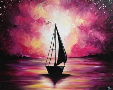 Sail Away With Me II - Paint Nite event in Winnipeg, MB