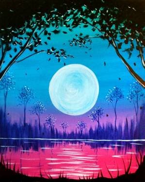 Magic Moonlight - Paint Nite event in Glendale, AZ