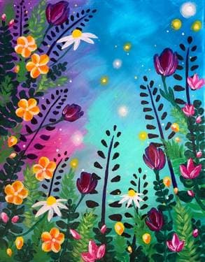 The Bounty Of Spring - Paint Nite event in Arcadia , CA