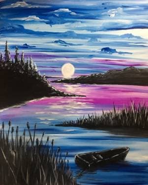 David's Dinghy - Paint and sip event at Scoozi (Kenmore Square) in Boston, MA - PaintNite.com