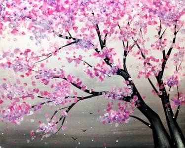 Sky Full of Blossoms - Paint Nite event in TORONTO, ON