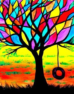 The Fun Tree - Paint Nite event in Covington, KY
