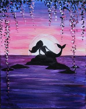 Mermaid's Lagoon - Paint Nite event in Glen Burnie, MD