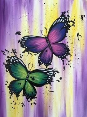 Splatter-fly - Paint Nite event in  Richmond Hill, ON