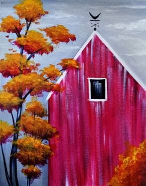 Fall Barn - Paint Nite event in Ottawa, ON