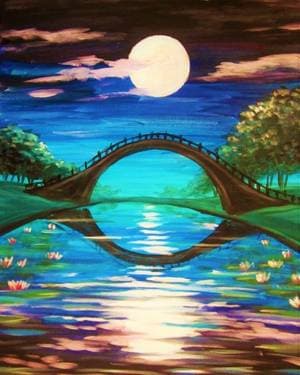 Moonbeam Bridge - Paint Nite event in PEORIA, AZ