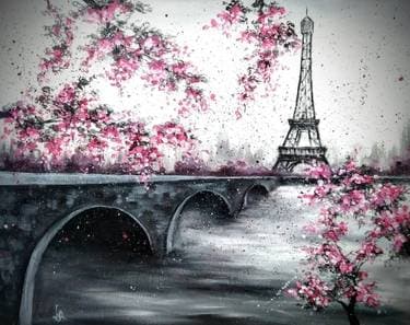 Paris and a Bridge - Paint Nite event in Brampton, ON