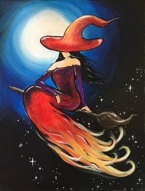 Witchy Wonder - Paint Nite event in Rancho Cordova, CA