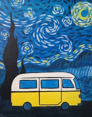 Van GOgh - Paint Nite event in Milpitas, CA