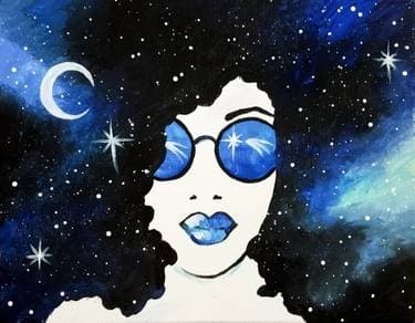 Galaxy Gal II - Paint Nite event in Glen Burnie, MD