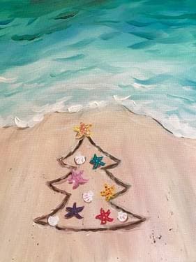 Holiday in the Sand - Paint Nite event in Toronto , ON