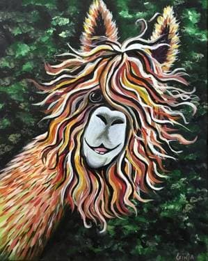 Al Paca - Paint Nite event in Red Deer , AB