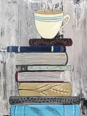 A Latte of Books - Paint Nite event in Barrie, ON