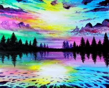 Winter's Majesty - Paint Nite event in SONOMA, CA
