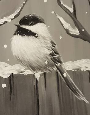Chubby Chilly Chickadee - Paint Nite event in Calgary, AB