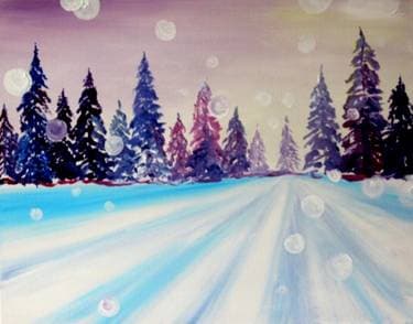 A New Year Begins - Paint Nite event in Edmonton, AB