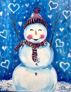 For the Love of Winter - Paint Nite event in Waterloo, ON