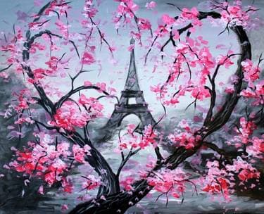 Heart Of Eiffel - Paint Nite event in Etobicoke, ON